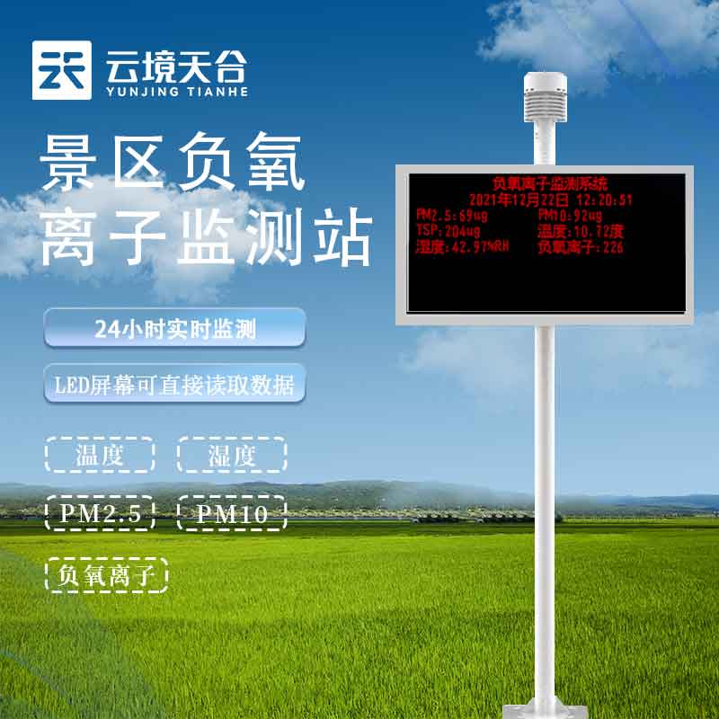鄉村旅游負氧離子監測站實用性分析